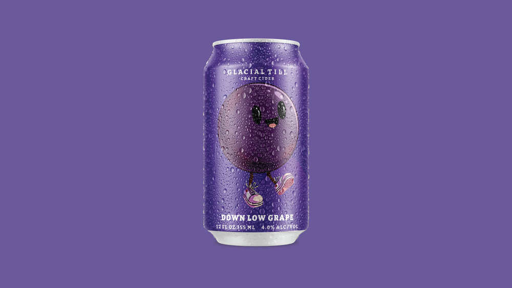 Glacial Till Down Low Grape cider
