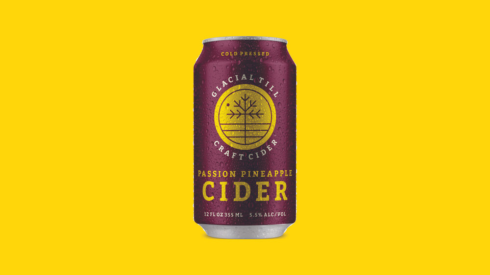Glacial Till Passion Pineapple cider